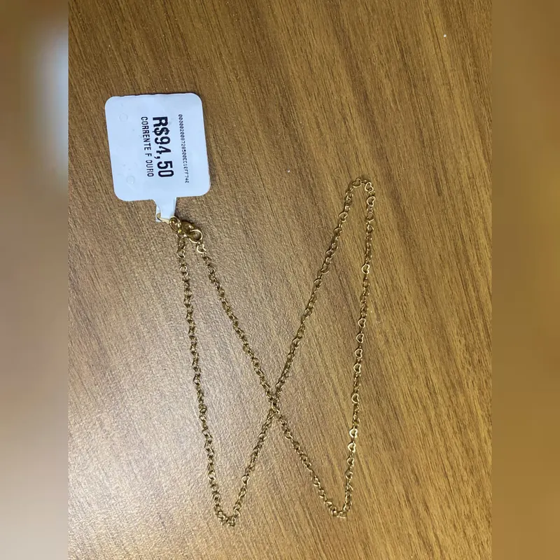 Corrente elos de coração