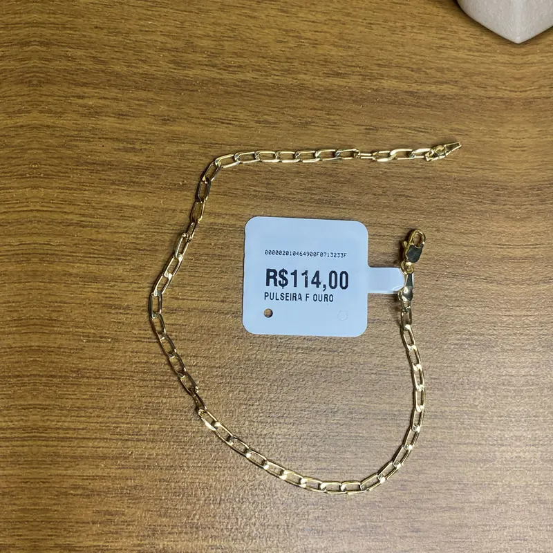 Pulseira elos alongados